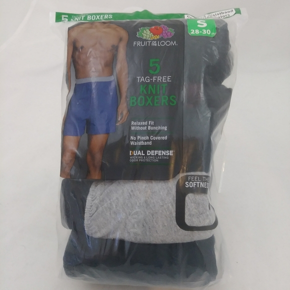 Fruit of The Loom Boys Boxers Pack of 5 X-Large, Knit Boxers: Fun Prints